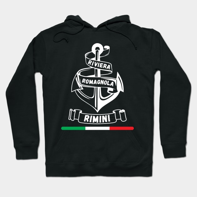 Riviera Romagnola Rimini Italy Hoodie by Pistacchio Gift